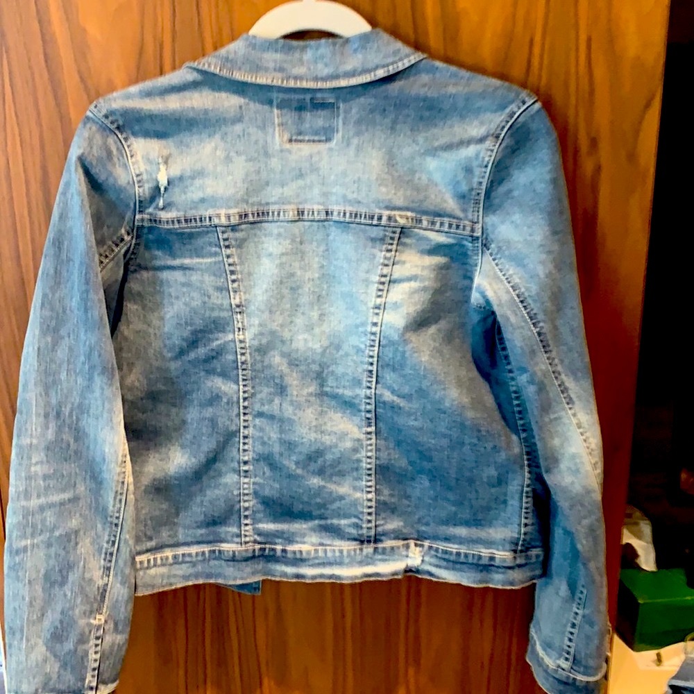 Levi Jean Jacket Girls XL 13-15yrs Distessed - Picture 4 of 7